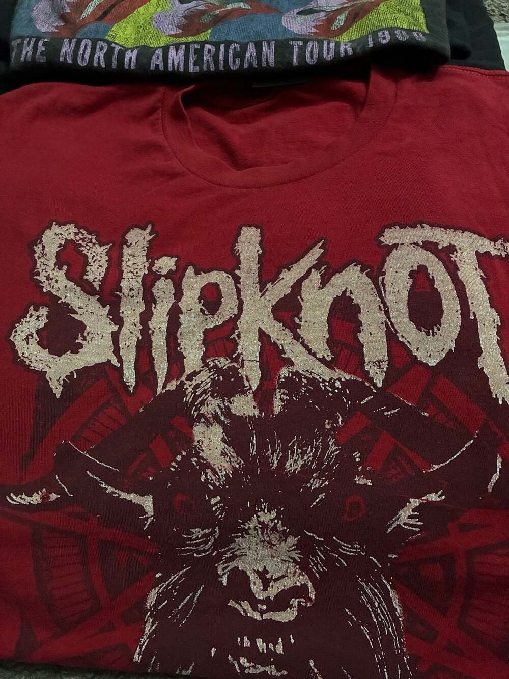 Slipknot Iowa Goat Red Graphic T-Shirt